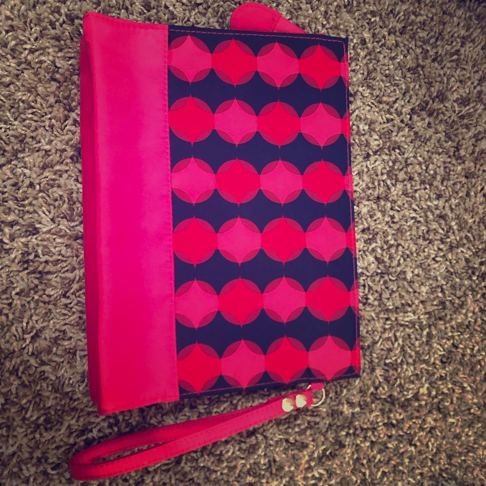 New Avon LLC hot pink handbag.